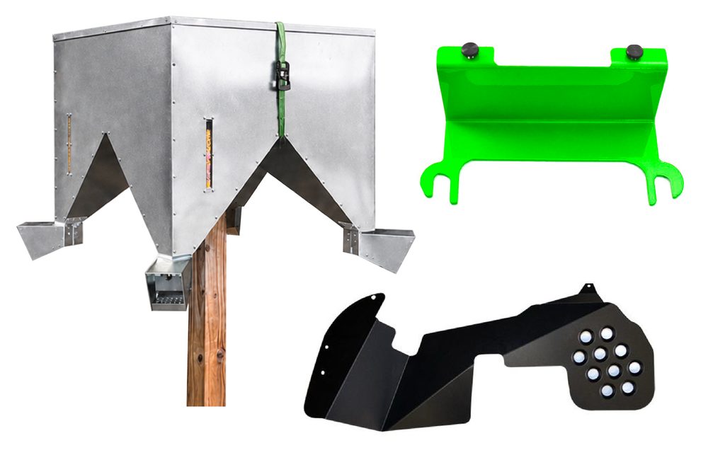 Laser-cut and bent plate parts